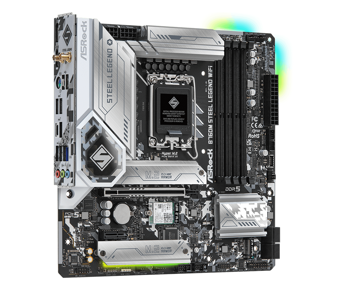 Papan Induk ASROCK B760M STEEL - Lga1700 Itx Motherboard Ddr5 ulasan dan harga